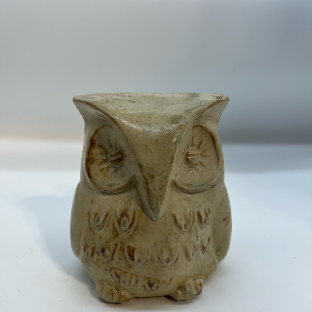 Owl Figurine Sake bottle resin figure